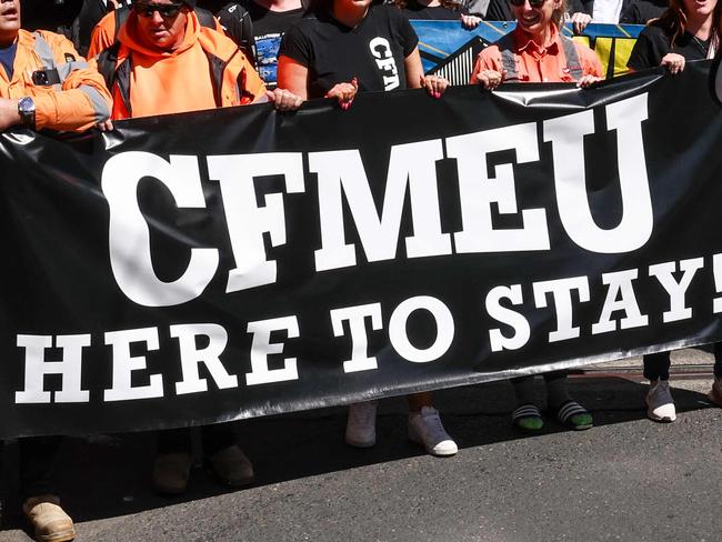 ‘Business as usual’: Secret CFMEU war erupts amid bikie chaos