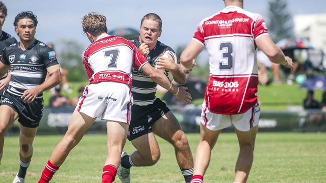 Isaac Harrison of the Tweed Seagulls against Redcliffe Dolphins. Picture: Glenn Campbell