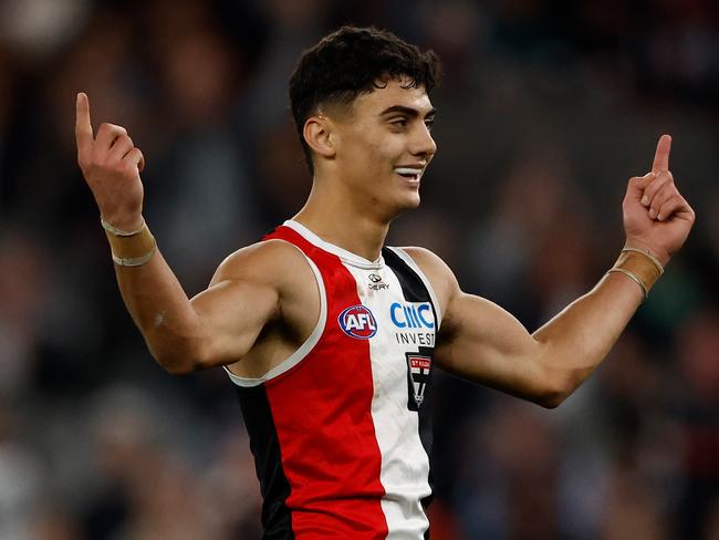 Saint goes from bench spray to rising star