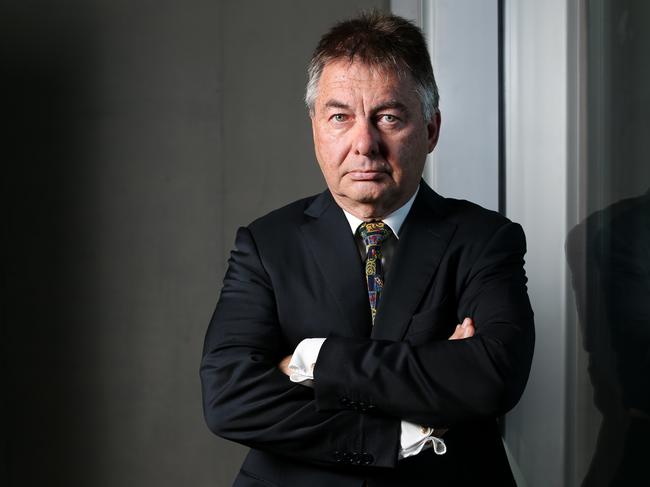 Portrait of Honourable Justice Walter Sofronoff after his swearing in as President of the Court of Appeal today in Brisbane. Pictures: Jack Tran