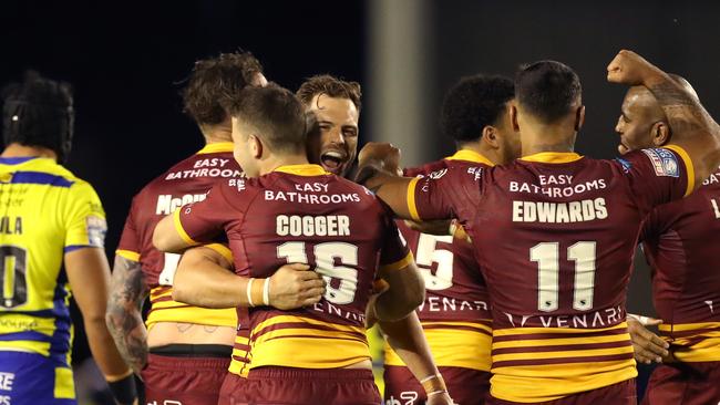 Aidan Sezer has impressed in his time at Huddersfield Giants but is eyeing a return back to Australia. Picture: Getty Images.