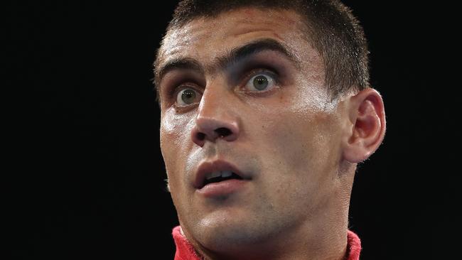 Russia’s Evgeny Tishchenko said the boos he received on the podium were ‘outrageous’.