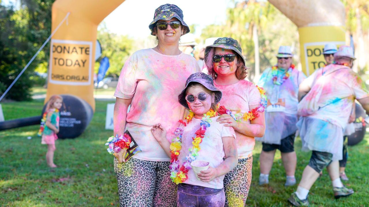 Photos from Cherryandjun Photography of the 2023 Gladstone Colour Me Capricorn fun run for the RACQ CapRescue.