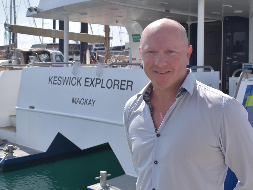 Keswick Island caretaker Scott Wilkinson ahead of new access to the island for Mackay tourists, September 28, 2021. Picture: Matthew Forrest