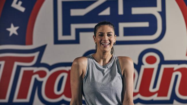 Rice is F45’s newest ambassador. Picture: Supplied