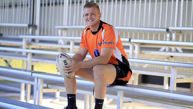 Luke Polson in the Owen Park grandstand. Picture: Tim Marsden