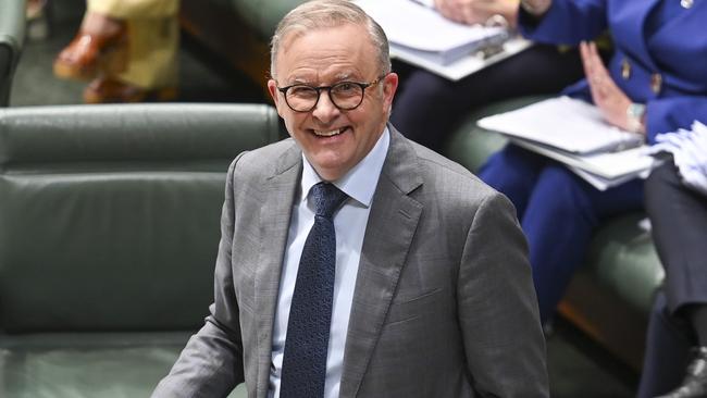 Anthony Albanese on Thursday. Picture: NCA NewsWire / Martin Ollman