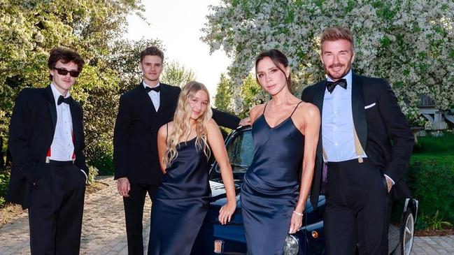 David Beckham celebrates his 50th birthday with family and friends, without their son Brooklyn.