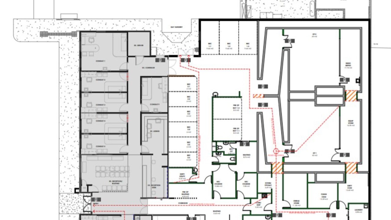 The new Day Hospital will see two radiation bunkers transformed into operating theatres.