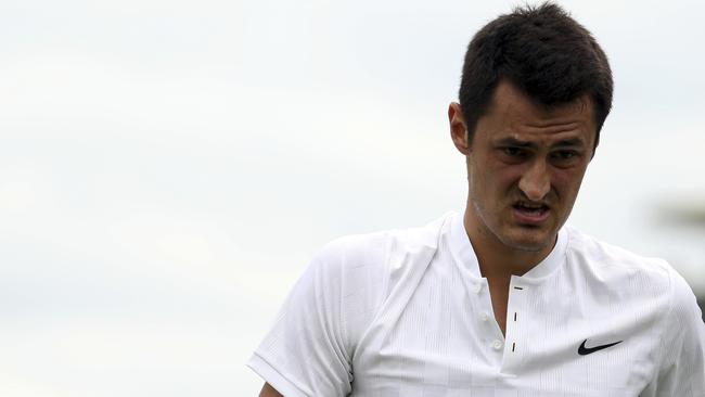 Australia's Bernard Tomic isn’t motivated. Picture: AP