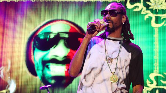 Snoop Dogg performing on the Coast in 2011. Picture: Brendan Radke