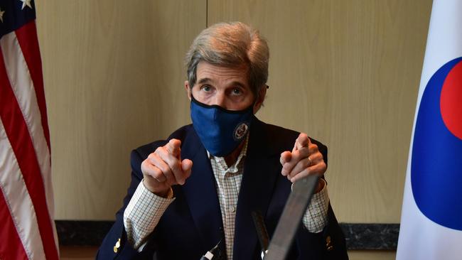 John Kerry in Seoul on Sunday. Picture: Getty Images