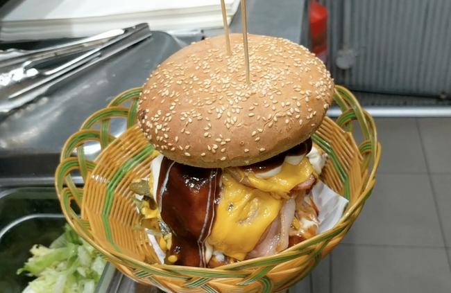 It’s just a little 1kg burger.