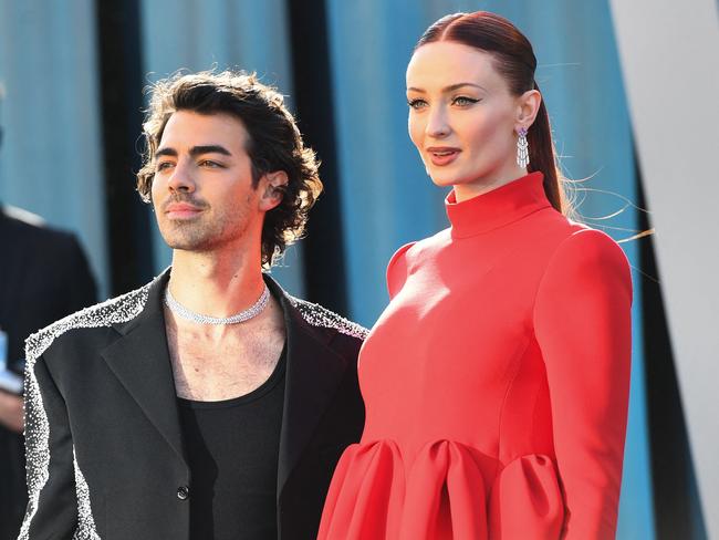 Joe Jonas and Sophie Turner, who share two young daughters, split after the US singer filed for divorce last year. Picture: AFP