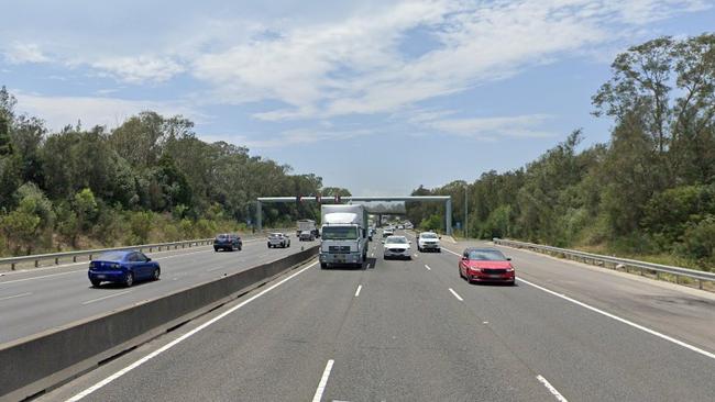 Police spotted the vehicle parked on the M4 Motorway near Eastern Creek. Picture: Google Maps