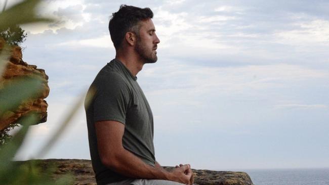 Meditation and mindfulness teacher Luke McLeod does a ‘death meditation’ every month. Photo: Supplied