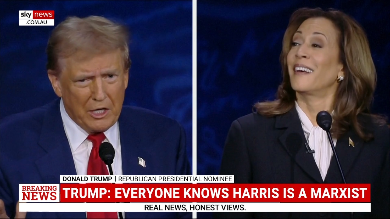 Donald Trump delivers 'opening spray' claiming Kamala Harris 'is a Marxist' during debate