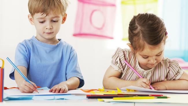 Kids drawing, childcare generic, thinkstock