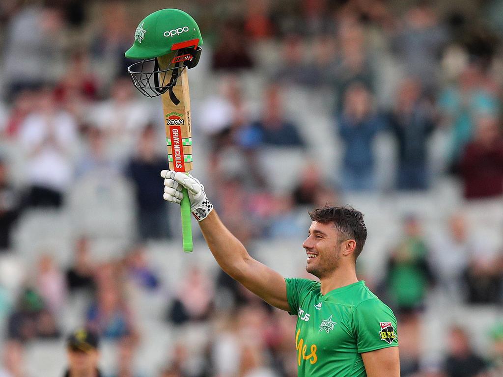 Raise the bat, Stoin. Picture: Graham Denholm/Getty