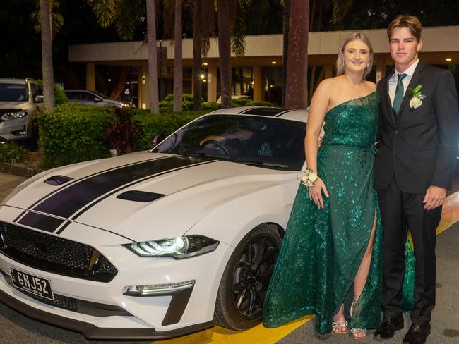 Elyse Franettovich and Riley Smith at Whitsunday Anglican School Year 12 Formal Saturday 16 September 2023 Picture: Michaela Harlow