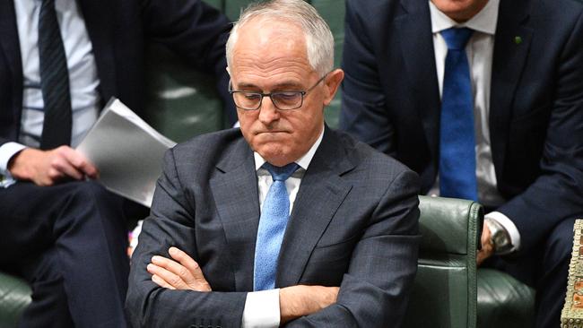 Prime Minister Malcolm Turnbull during Question Time in the House of Representatives at Parliament House in Canberra, Thursday, May 31, 2018. (AAP Image/Mick Tsikas) NO ARCHIVING