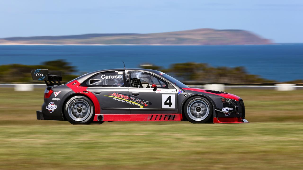 Jordan Caruso in an Audi Sport sedan on the Phillip Island circuit as part of Island Magic which featured 150 competitors. Image: Revved Photography.