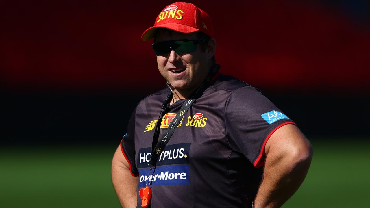 Stuart Dew’s tenure as Suns coach has been extended by two more years. Picture: Chris Hyde / Getty Images