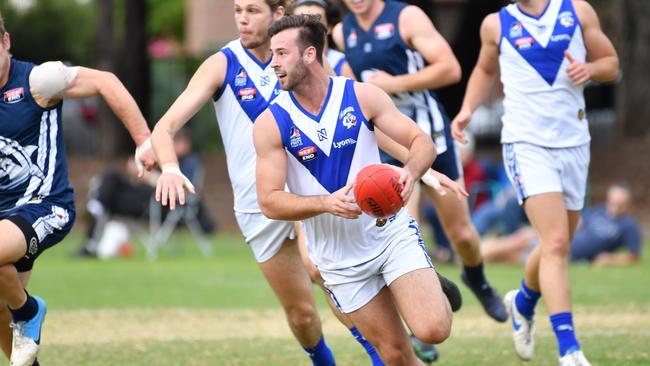 It’s been a big season so far for Athelstone’s Aaron Stewart. Picture: AAP/Keryn Stevens