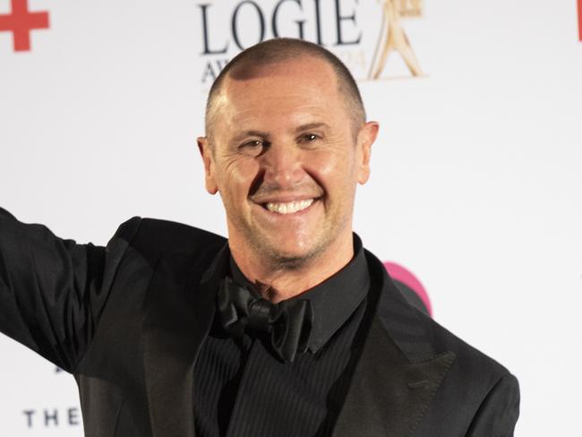 SYDNEY, AUSTRALIA - NewsWirePhotos -Sunday, 18 August 2024:LOGIE AWARDSLarry Emdur poses for a photograph after winning the Gold Logie at the 64th Television Week Logie Awards presentation ceremony at The Star in Sydney.Picture:NewsWire/ Monique Harmer