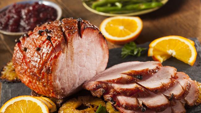 A traditional sliced honey glazed ham is not just for the holidays.