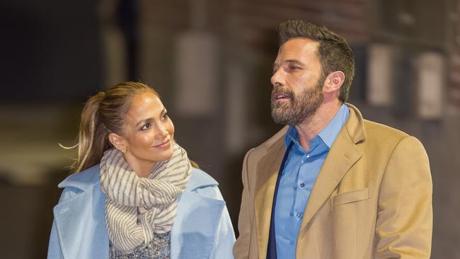 Jennifer Lopez and Ben Affleck are seen at 