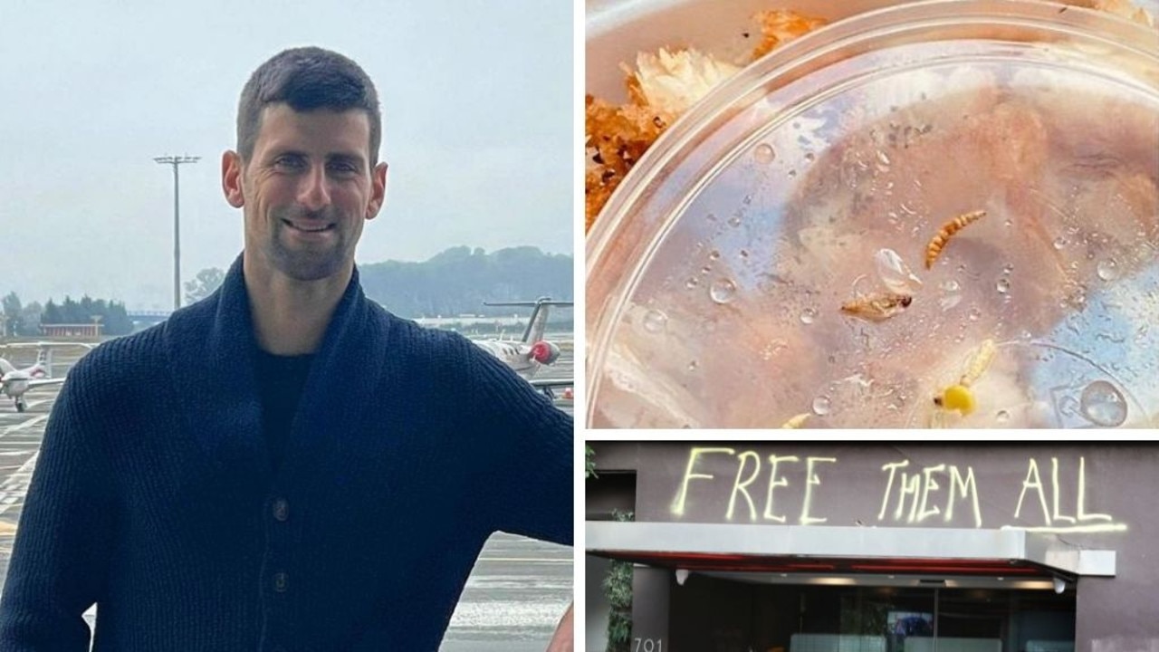 Refugees’ horror stories from Melbourne’s Park Hotel with Novak Djokovic