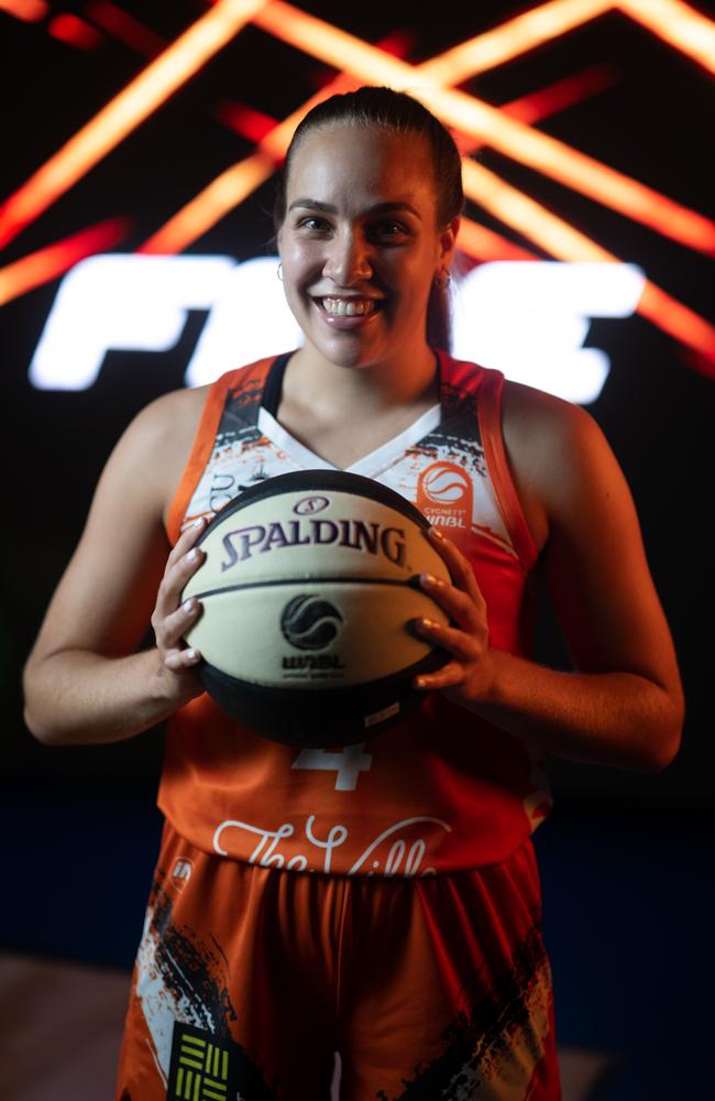 Townsville Fire player Jess McDowell-White ahead of WNBL season 2023/34. Picture: Townsville Fire.