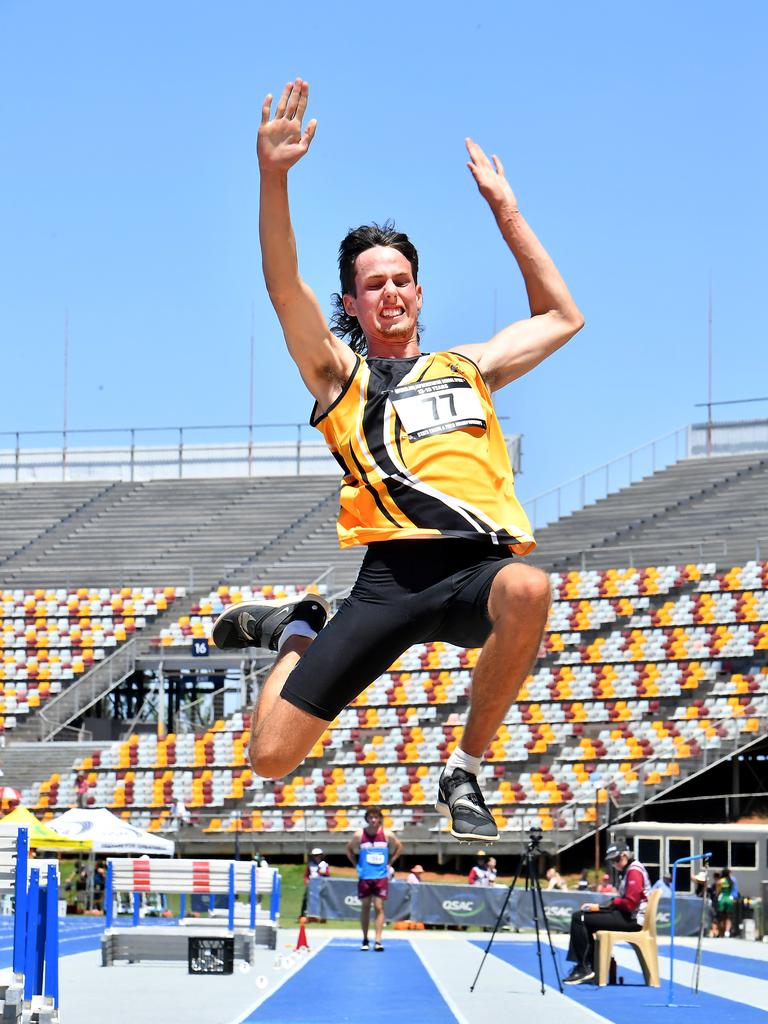 Queensland Representative School Sport track and field championships in Brisbane. Saturday October 12, 2024. Picture, John Gass
