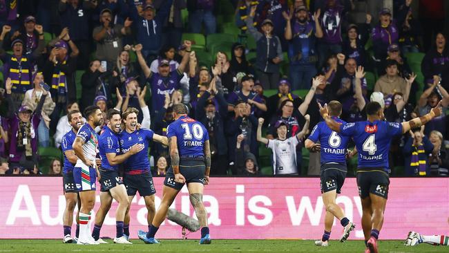 It was party time. Photo by Daniel Pockett/Getty Images.