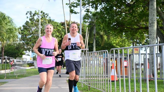 Athletes compete in the Cairns Ironman COUCH Charity Breakfast Fun Run 2023. Picture: Isaac McCarthy