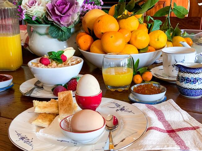 The Old Bank Hotel is known for its gorgeous breakfast spread. Picture: Jenifer Jagielski