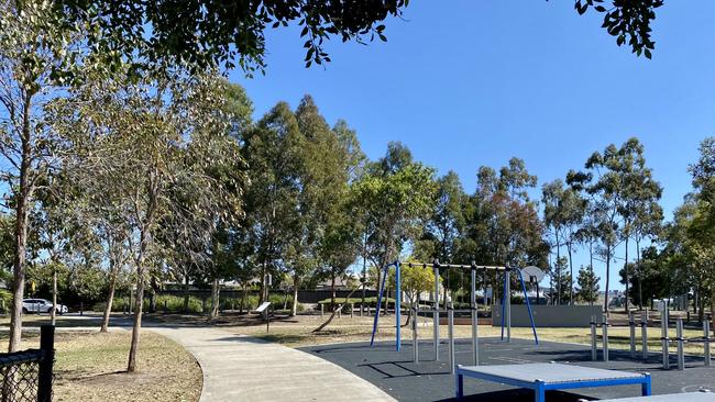 Aurora Park at North Lakes was the scene of an horrific attack. Picture: Natalie Wynne.