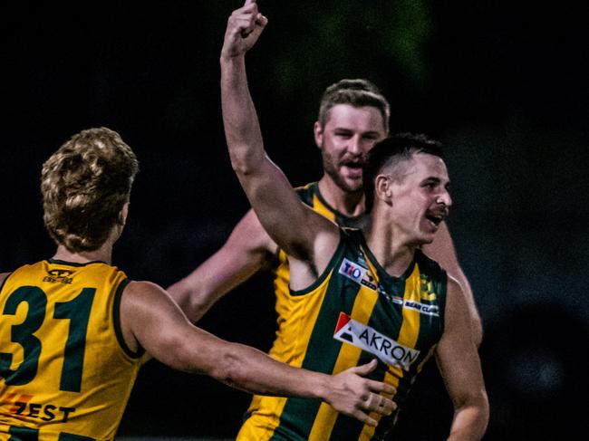 PINT’s Jett Trotter scored six goals against Wanderers in Round 6. Picture: Patch Clapp / AFLNT Media.