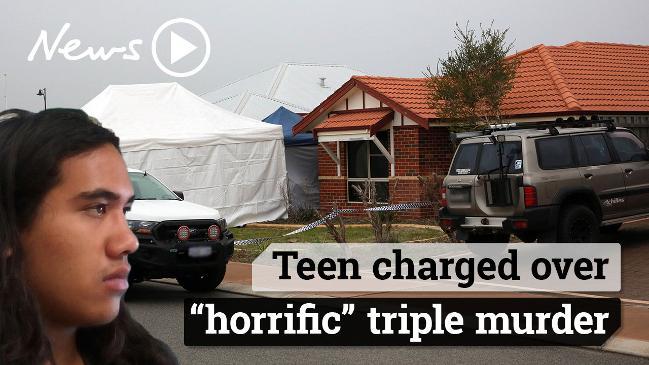 Teen charged over Ellenbrook triple murder