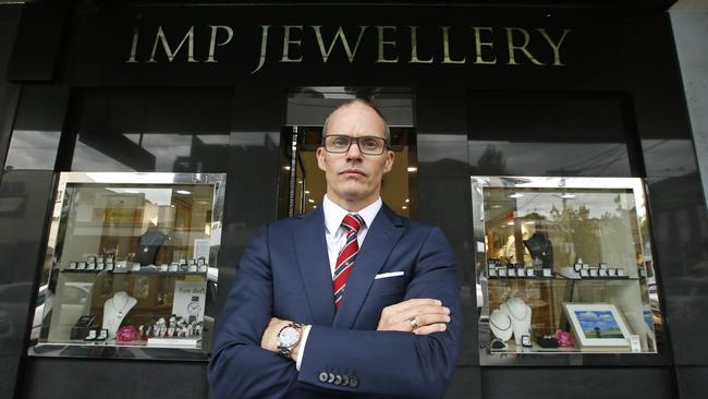 IMP Jewellery store manager Stevan Morrow. Picture: David Caird