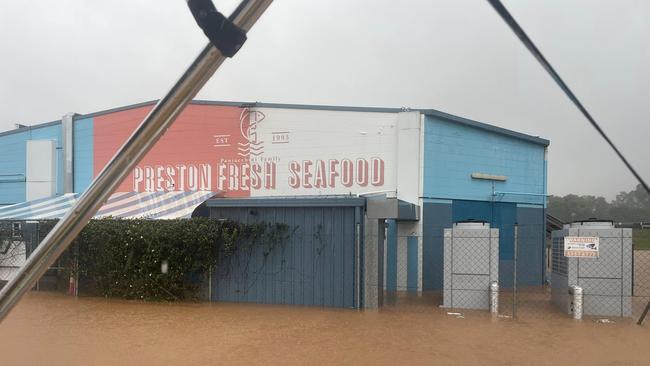 Preston Fresh Seafood owner Max Pantacchini said he felt the Bureau of Meteorology could have prepared residents better: Preston Seafood at Smithfield. Picture: Supplied