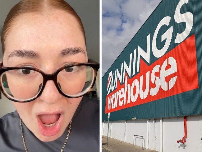 Bunnings worker reveals ‘life-changing’ receipt trick. Picture: TikTok/georgiamagilll