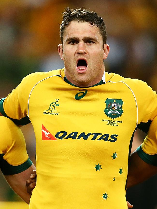 Wallabies champ James Horwill sings the national anthem — it’s origins are based in Five Dock