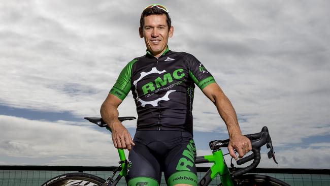 Gold Coast cyclist and business owner Robbie McEwen has vowed to enforce the vaccine mandates. Picture: Jerad Williams