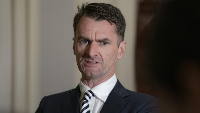 Liberal MP Nick McGowan says ‘it is not the role of government agencies to be pitting one group of people against another’. Picture: Luis Ascui