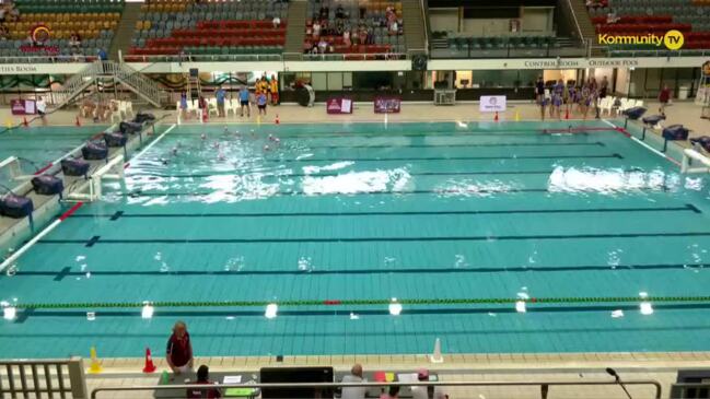 Replay: Mermaids Pink v BGS (12&U girls maroon semi-final) - Water Polo Queensland State Titles 16&U, 12&U