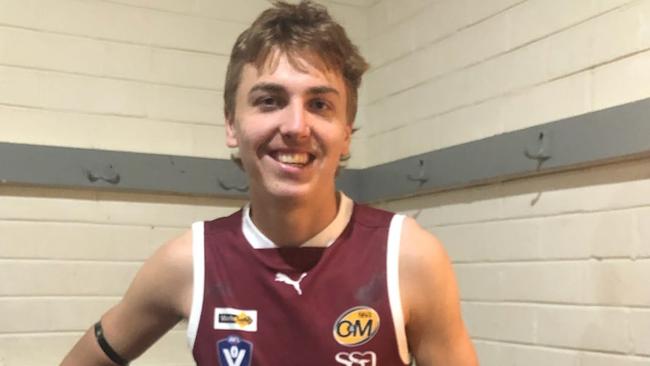 Jett Cassidy is a young forward on the rise. Picture: Wodonga Bulldogs Football Netball Club.