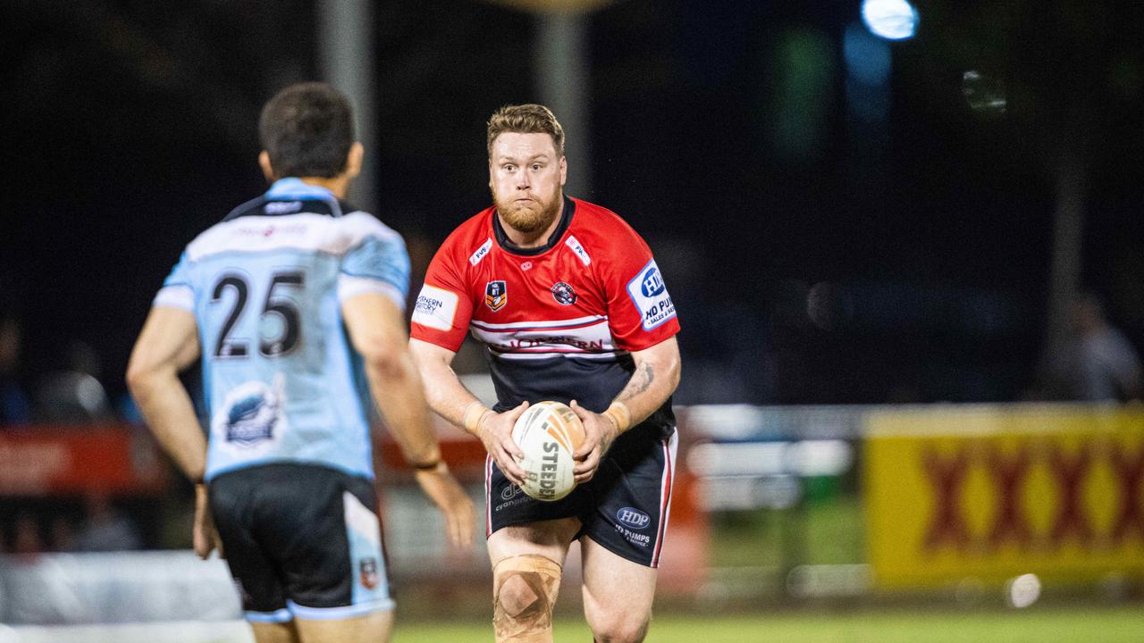 Dillan Vanderburg as the Litchfield Bears take on Northern Sharks in the 2023 NRL NT grand final. Picture: Pema Tamang Pakhrin