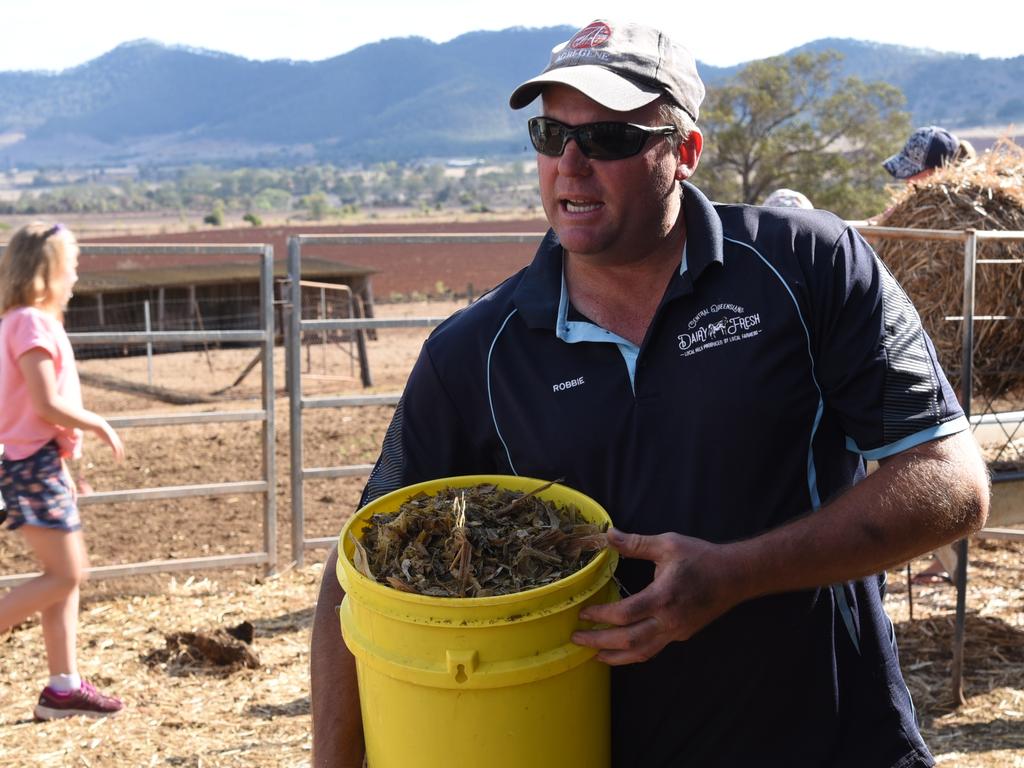 Central Queensland Dairy Fresh farmer Robbie Radel at the Nourish Cafe Bundaberg farm tour on Friday, October 4.